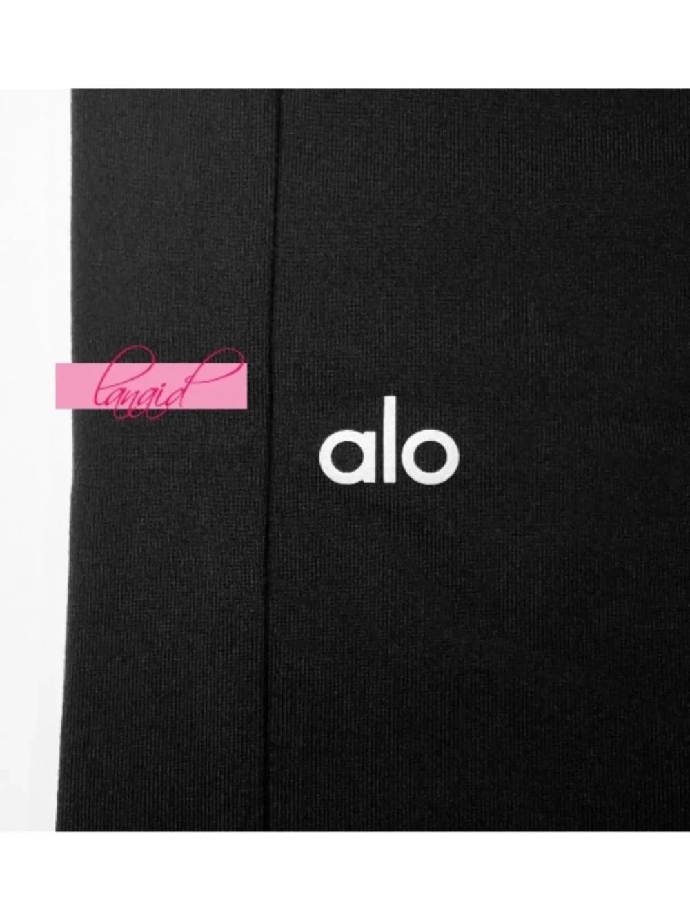 Alo Winter Warm High-Waist Moto Puffer Pant Black Brushed Hi-Rise Quilted Jogger